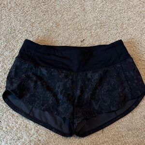lululemon athletica Black Athletic Shorts